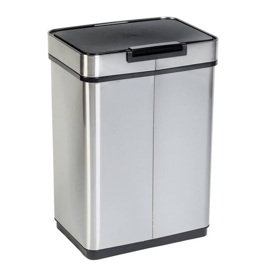 Honey Can Do 50L Stainless Steel Trash Can with Motion Sensor